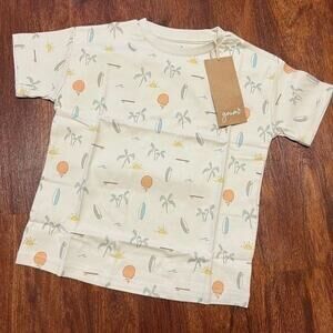 NWT Goumi Kids Surfs Up Tee SZ 10-12Y Youth Large Oversized Shirt Top